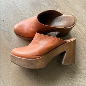 Women's Orange Leather free people